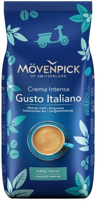 Movenpick Caffe Crema Gusto Italiano kafijas pupiņas 1kg