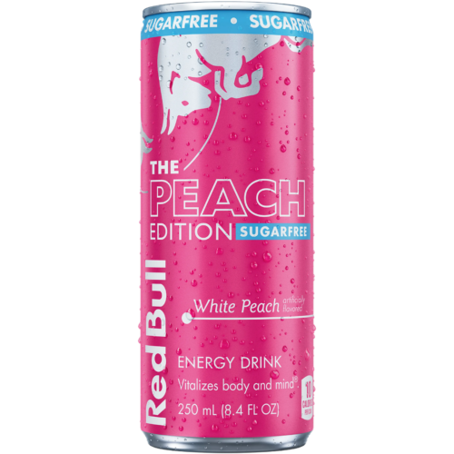 RED BULL The Peach Edition SugarFree enerģijas dzēriens 250 ml