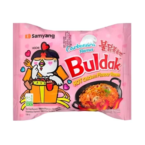 SAMYANG Buldak Cream Carbonara nūdeles 130g