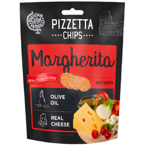 PIZZETTA CHIPS Margherita maizes uzkodas 70g