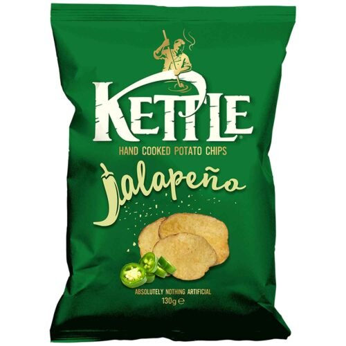 KETTLE Jalapeno kartupeļu čipsi 130g