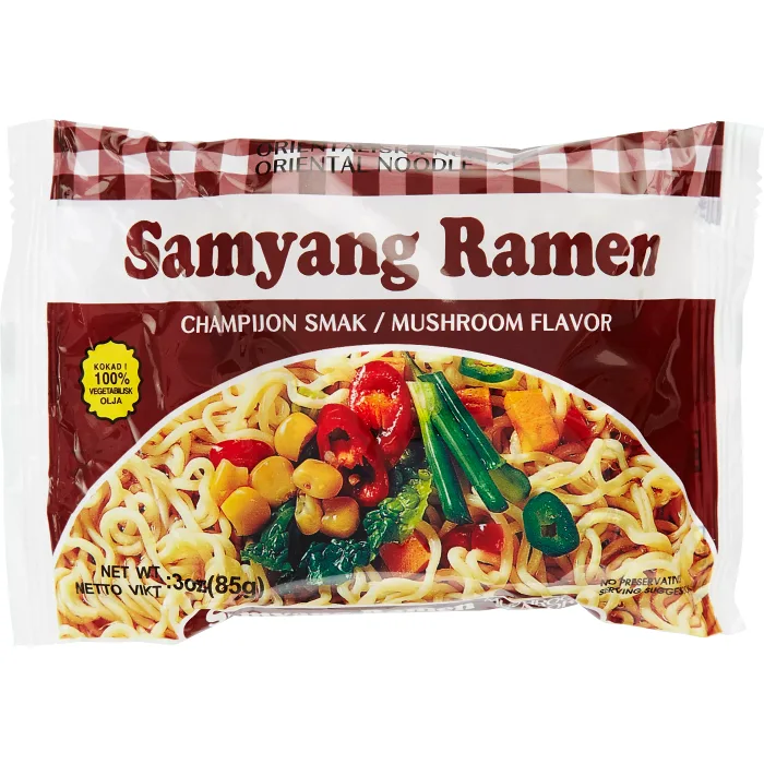 SAM YANG Mushroom Ramen nūdeles 85g