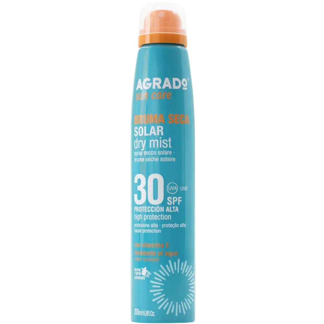 AGRADO Solar Dry Mist saules aizsarglīdzeklis - sprejs ar SPF30 200ml