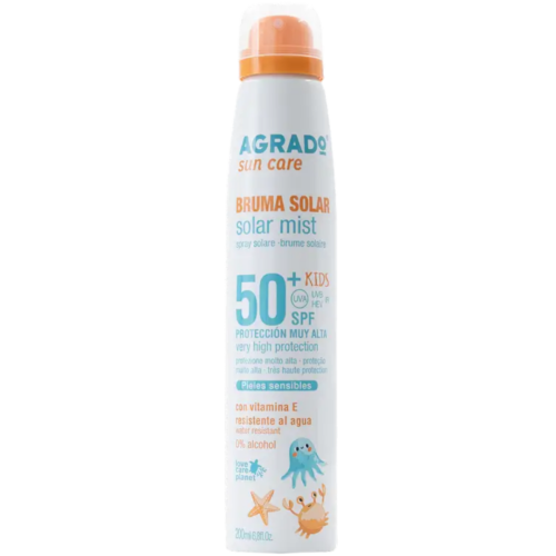 AGRADO Kids saules aizsarglīdzeklis - sprejs ar SPF50 200ml