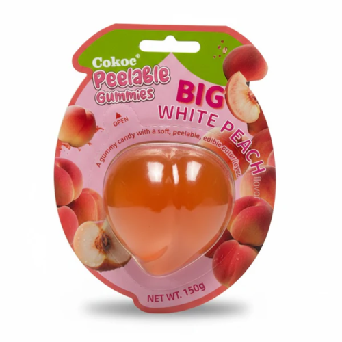 COKOC Peeling Gummy Big Peach želejas konfektes 150g