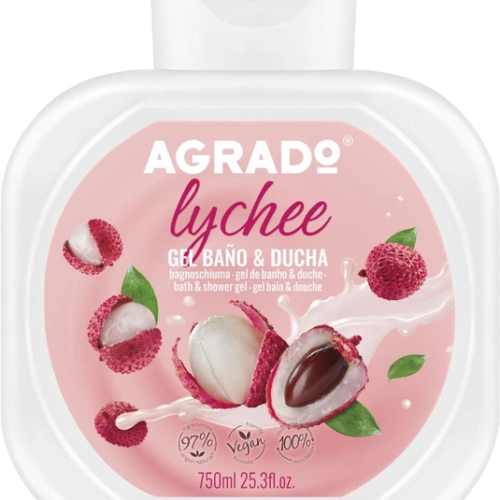 AGRADO Lychee dušas un vannas želeja 750ml