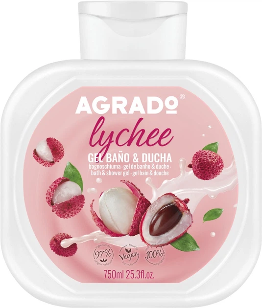 AGRADO Lychee dušas un vannas želeja 750ml