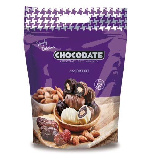 CHOCODATE Assorted, dateles šokolādē 90g