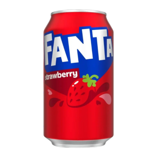 FANTA USA Strawberry, bundžā 355ml