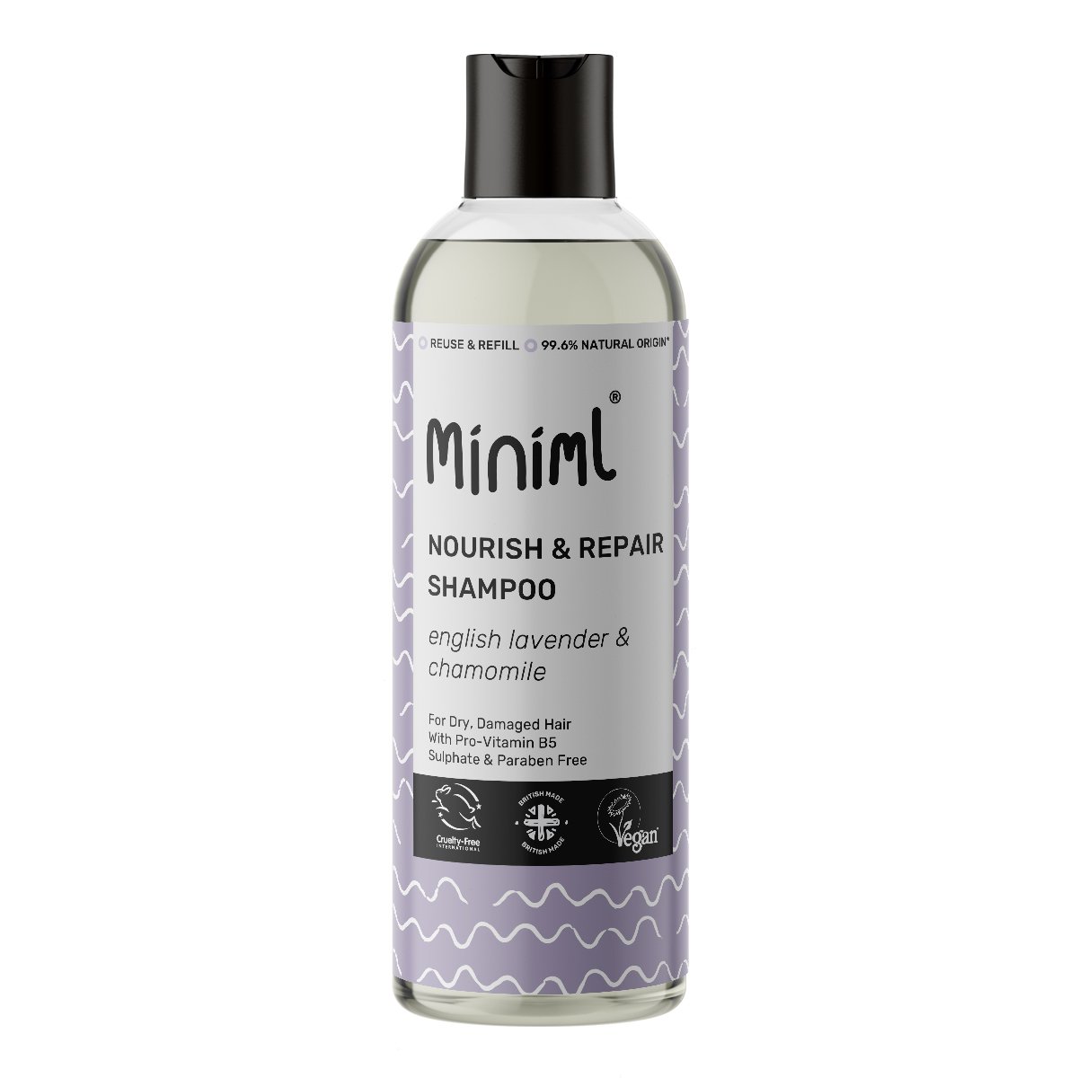 MINIML šampūns ar lavandas un kumelīšu aromātu 500ml