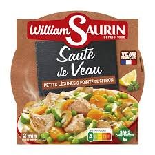 WILLIAM SAURIN Šefpavāra teļa gaļas un dārzeņu sautējums, trauciņā, 280g