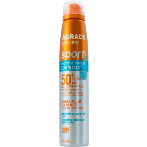 AGRADO Sport saules aizsarglīdzeklis - sprejs ar SPF50+ 200ml
