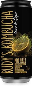 RUDY'S Ingvers un citrons Kombucha 330 ml (24 gab.)