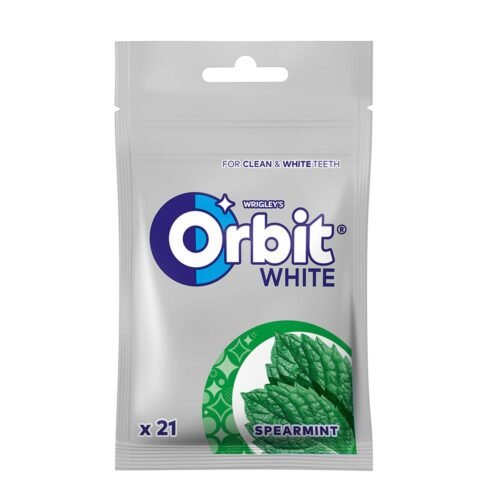 ORBIT White Spearmint košļājamā gumija, paciņā (21) 29g