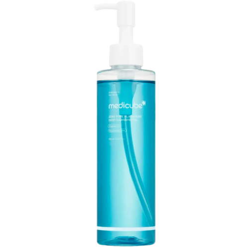 MEDICUBE Zero Pore Blackhead Deep Cleansing attīroša hidrofilā eļļa sejas ādai 205ml