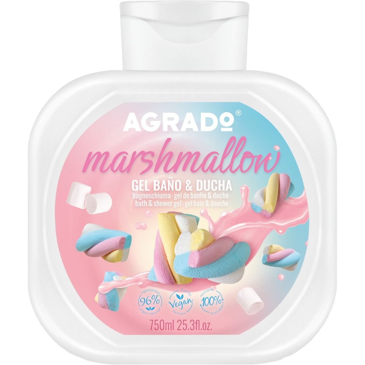 AGRADO Marshmallow dušas un vannas želeja