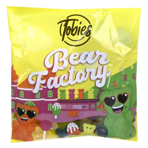 TOBIES Oily Bear Factory želejas konfektes 200g
