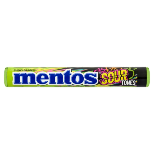 MENTOS Sour Tones dražejas 37.5g