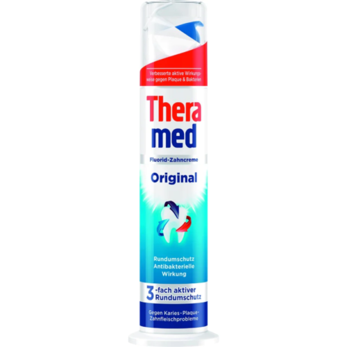 THERAMED Original zobu pasta pret kariesu, aplikumu un smaganu problēmām 100ml