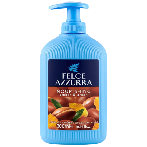 FELCE AZZURRA Amber & Argan barojošas šķidrās ziepes 300ml