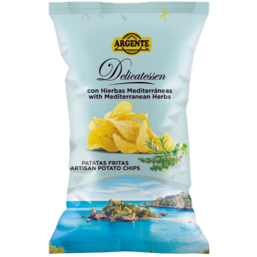 PAPAS ARGENTE kartupeļu čipsi ar Vidusjūras garšaugiem 120g