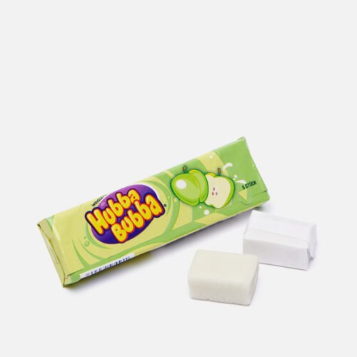 HUBBA-BUBBA Apfel košļājamā gumija ar ābolu garšu 35g