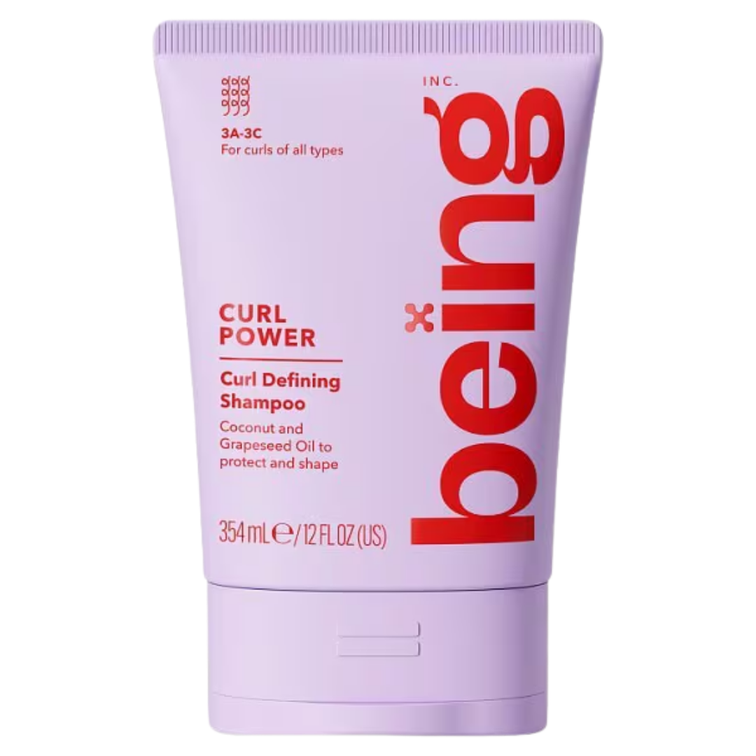 BEING Curl Power šampūns ar kokosriekstu un vīnogu kauliņu eļļu 354ml