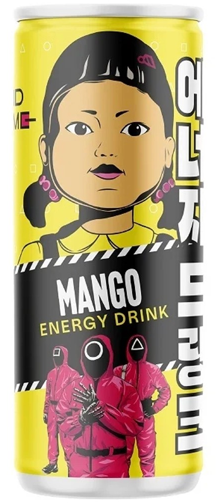 SQUID GAME Mango enerģijas dzēriens 250ml