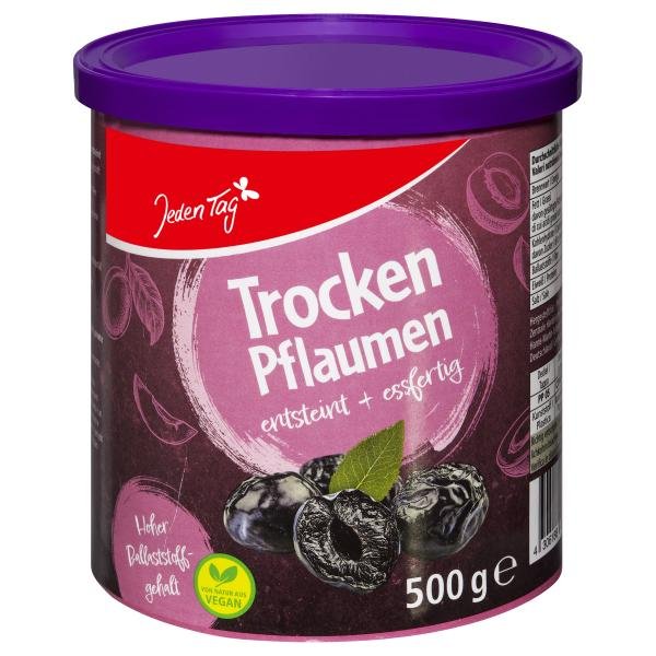 JEDEN TAG žāvētas plūmes bez kauliņiem 500g