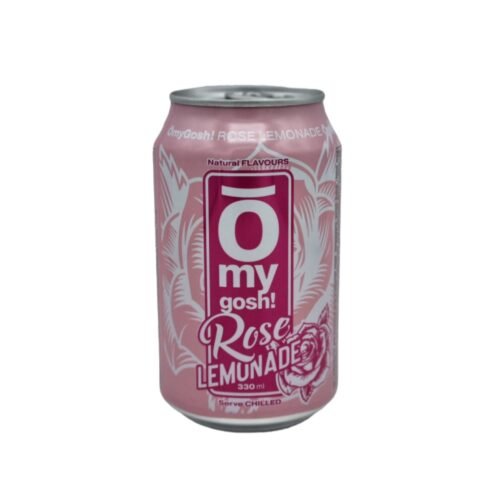 OMyGosh gāzēts dzēriens ar rožu garšu 330ml
