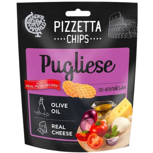 PIZZETTA CHIPS Pugliese maizes uzkodas 70g