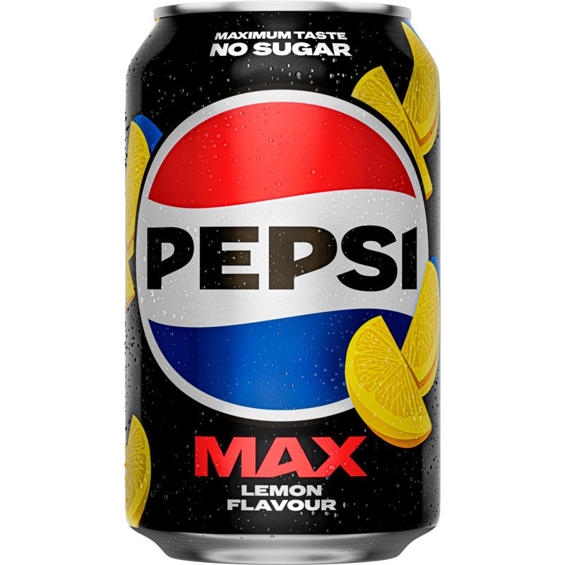 PEPSI Max Lemon, bundžā 330ml