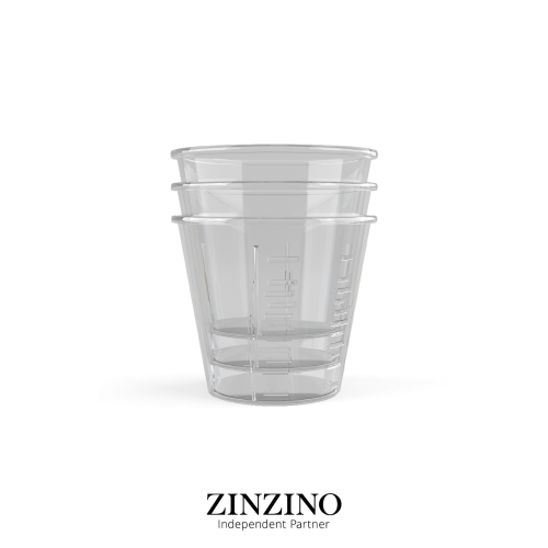 Zinzino Dosage Cups mazgājamas plastmasas dozēšanas, 10vnb