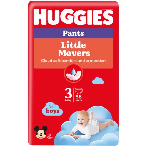 Huggies autiņbiksītes Nr.3 zēniem (58 gab.)