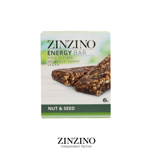 Zinzino Energy Bar Nut & Seed Enerģijas batoniņi ar riekstiem un sēklām, 4x40g