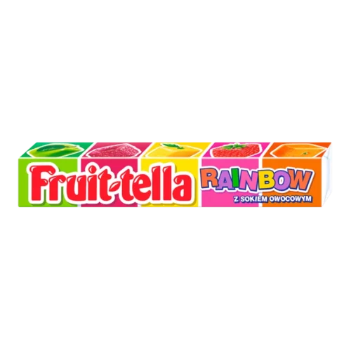 FRUITELLA Rainbow košļājamās konfektes 41g