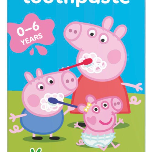 THERAMED Peppa Pig zobu pasta bērniem 0-6g ar ogu garšu 50ml