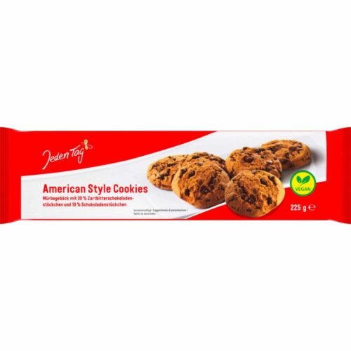 JEDEN TAG Amerikāņu stila cepumi 225g