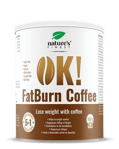 NATURE'S FINEST Ok! Fatburn kafijas dzēriena pulveris 150g