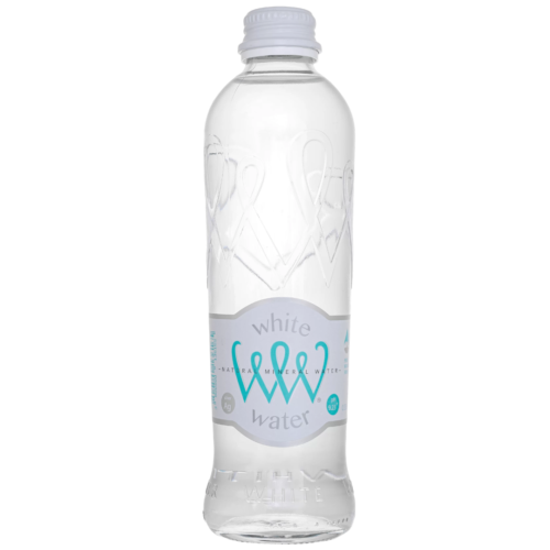 WHITE WATER Minerālūdens negāzēts stikla pudelē 330ml