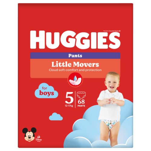 Huggies Pants Boy 5izm. biksītes (12-17kg) 68gb.