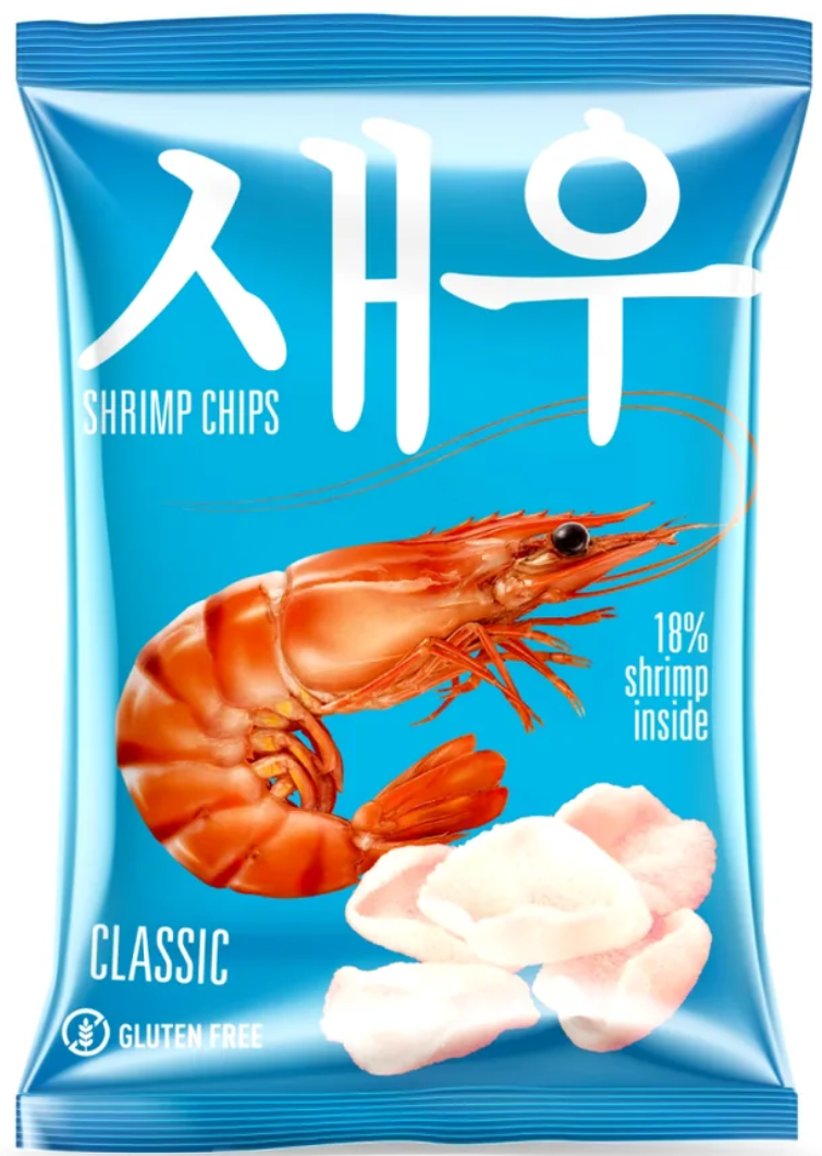 SHRIPS garneļu uzkodas Original 50g