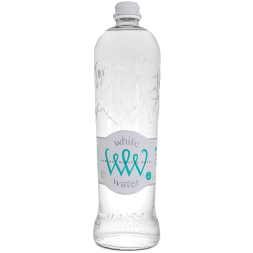 WHITE WATER Minerālūdens negāzēts stikla pudelē 750ml
