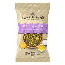 DAVE & JON'S grauzdētu sojas pupiņu uzkodas Sea Salt & Olive Oil 100g