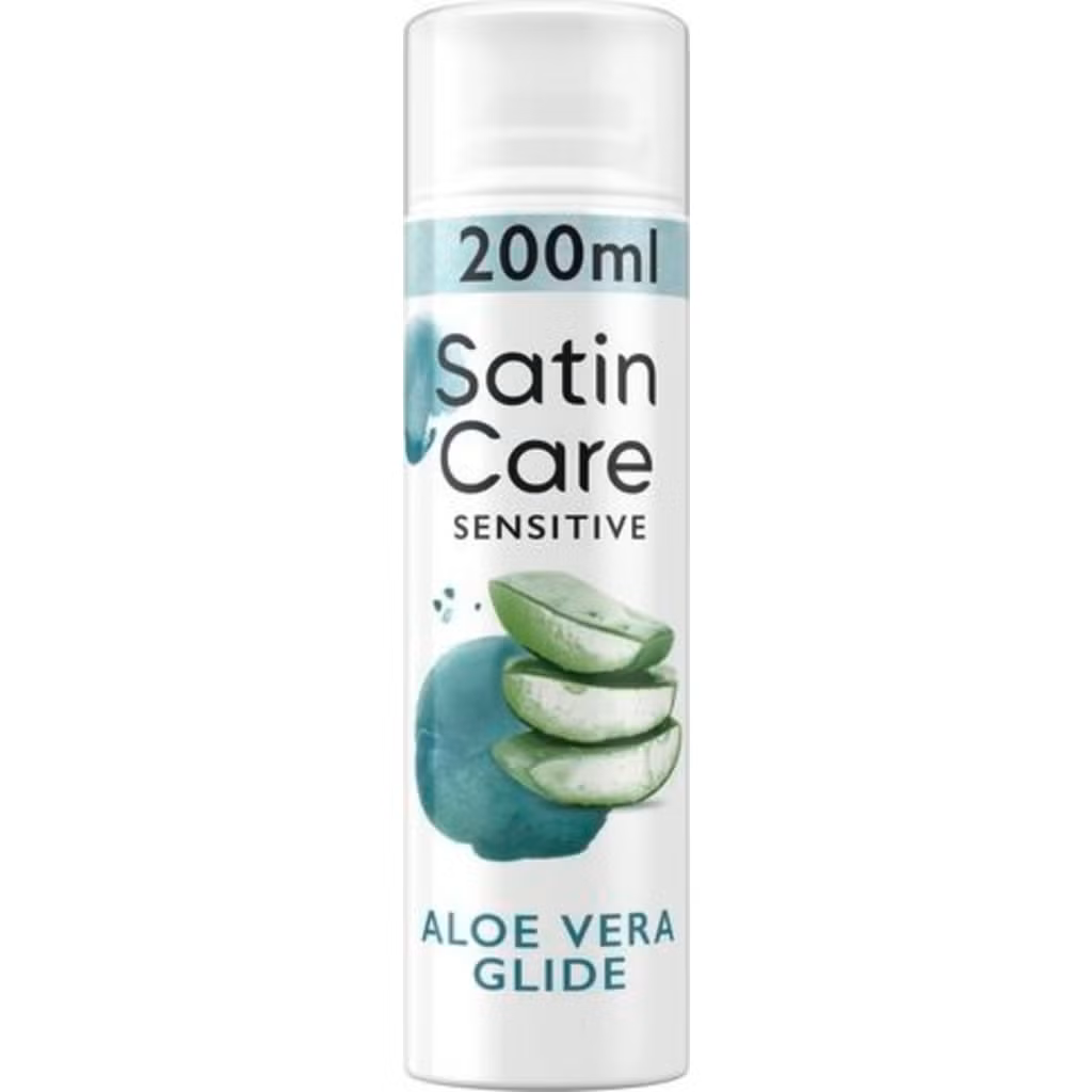 GILLETTE Satin Care Sensitive Aloe Vera skūšanās želeja 200ml