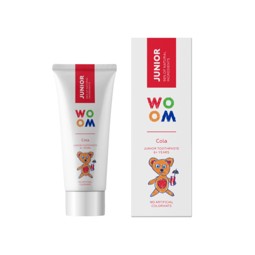 WOOM Junior Cola zobu pasta 6+ gadiiem 50ml