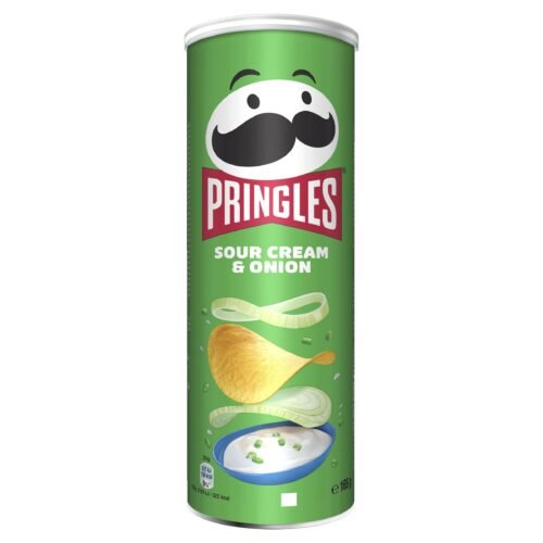 Pingles čipsi ar krējuma un sīpolu garšu 165g