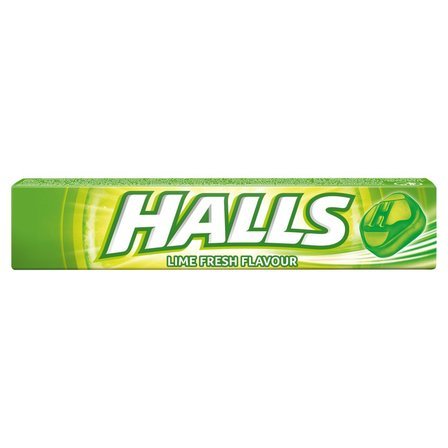 Halls Lime Fresh sūkājamās konfektes ar laima garšu 33.5g