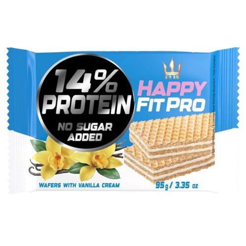 HAPPY Fit Pro Vanilla vafeles 95g