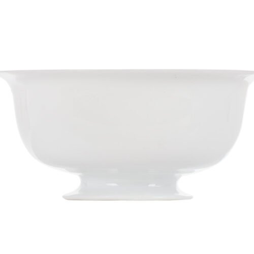 Balta porcelāna kauss ar augstu pēdu uzliesmojošu uzliesmojumu # 94501, 50 ml